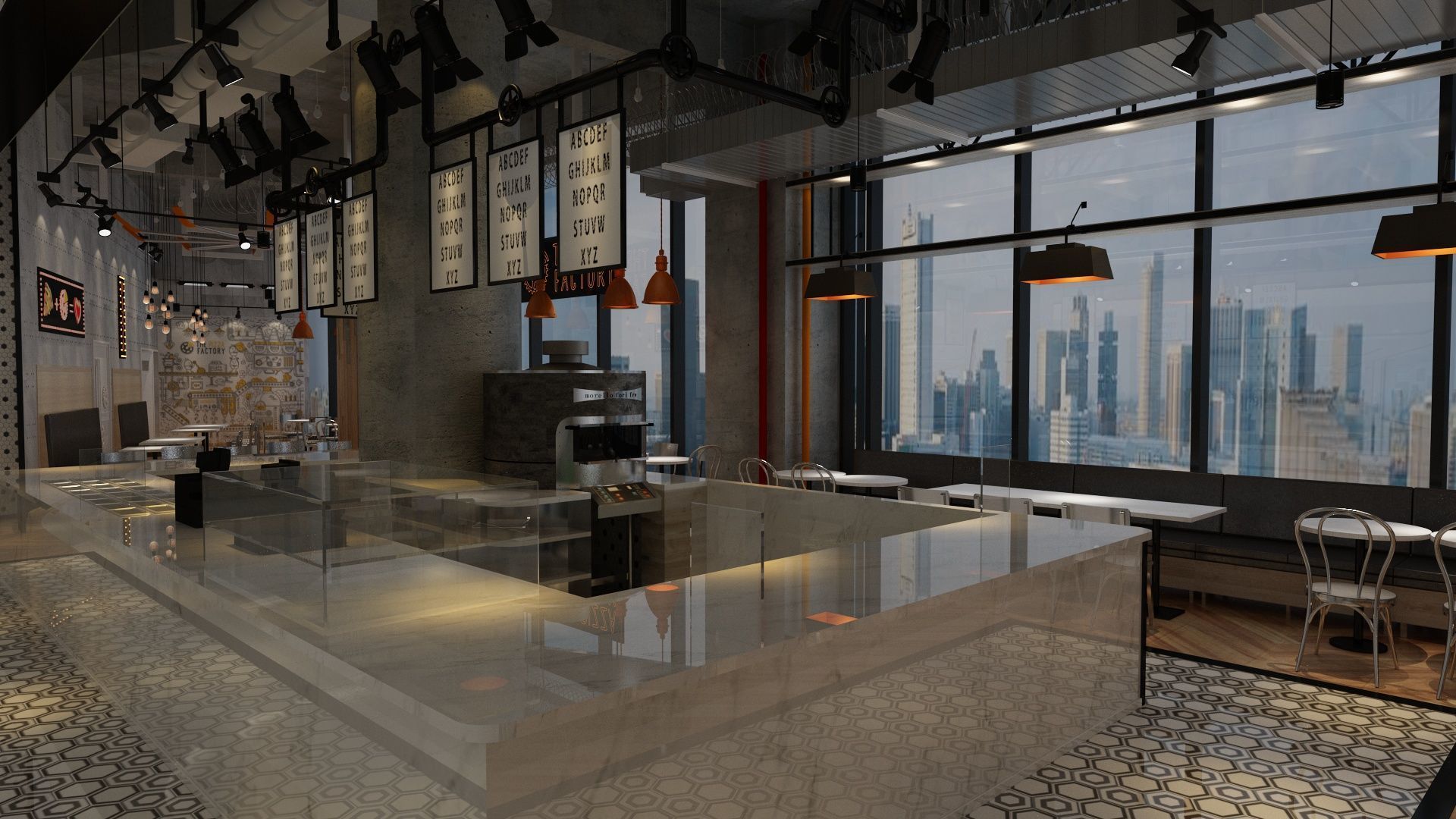 Restaurant 4 3D model_3