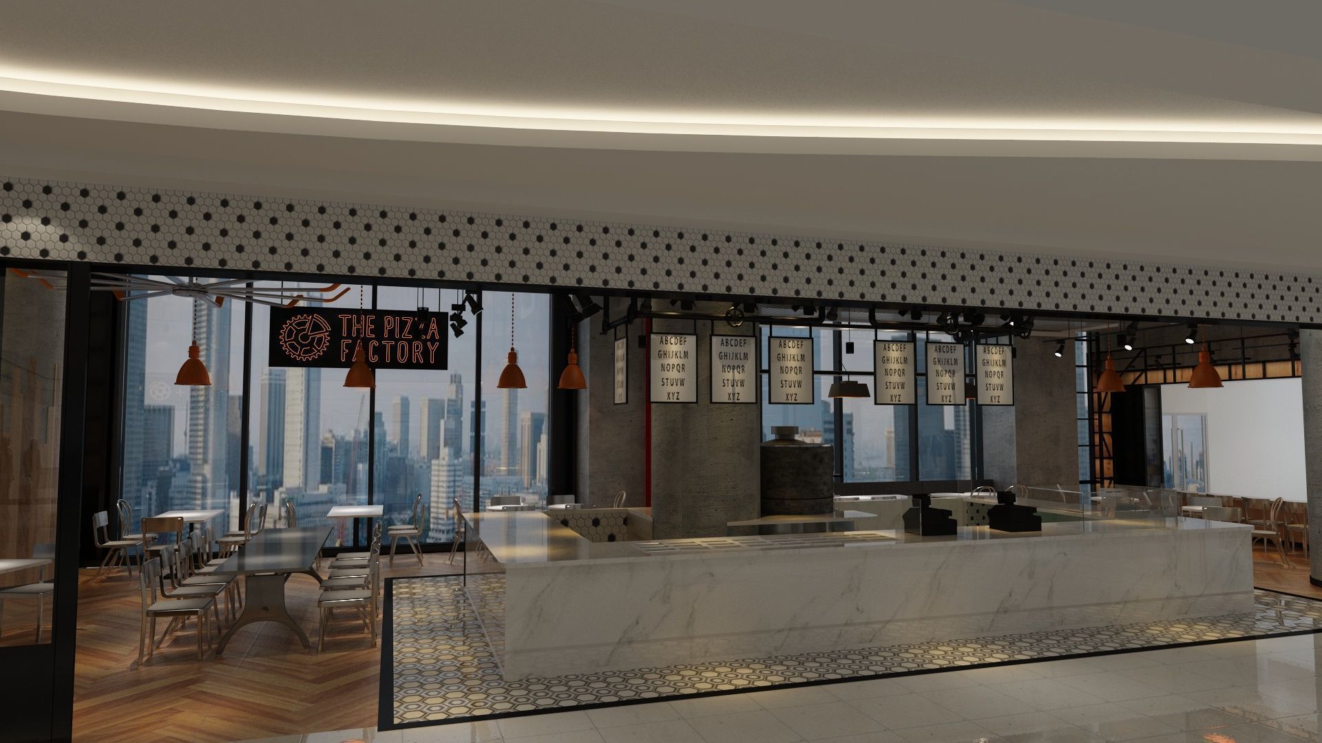 Restaurant 4 3D model_2