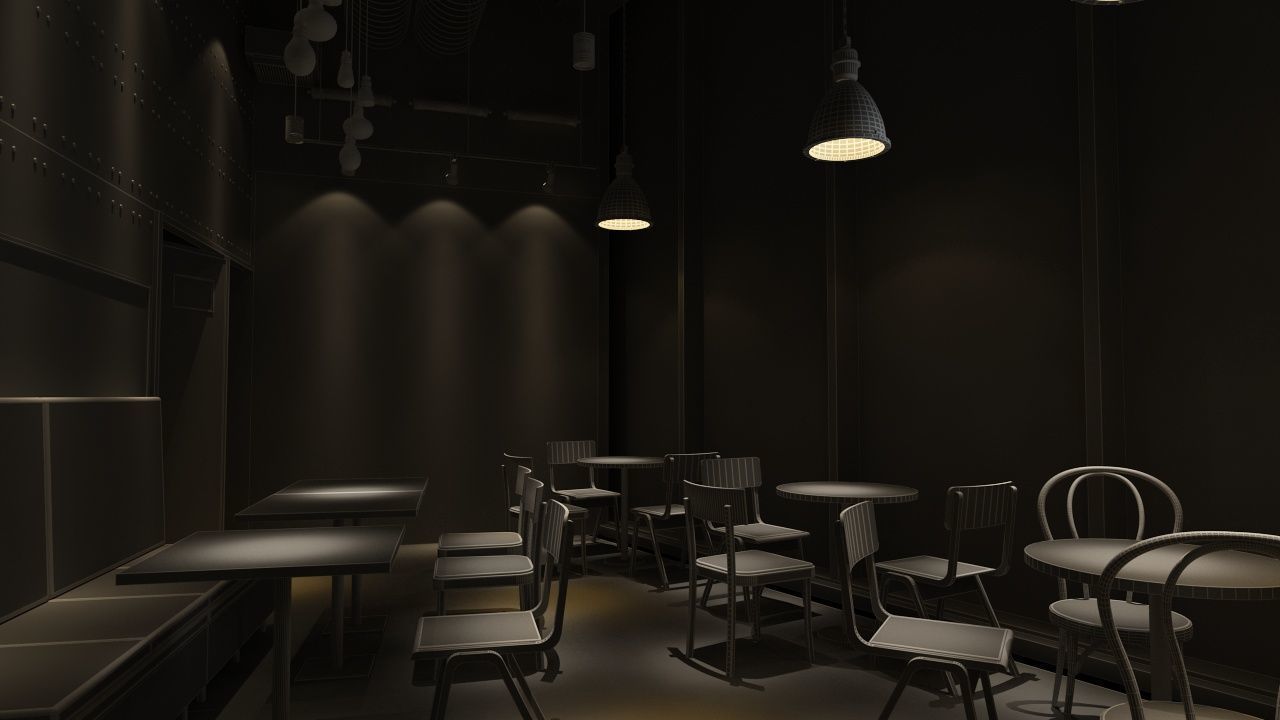 Restaurant 4 3D model_19