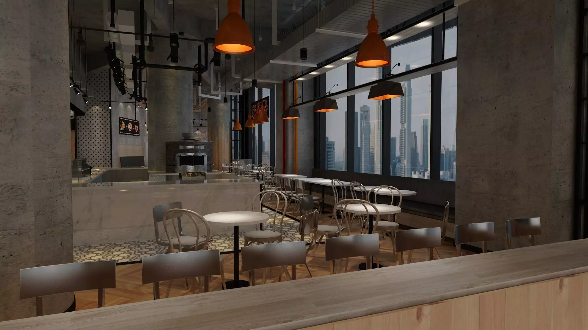 Restaurant 4 3D model_0