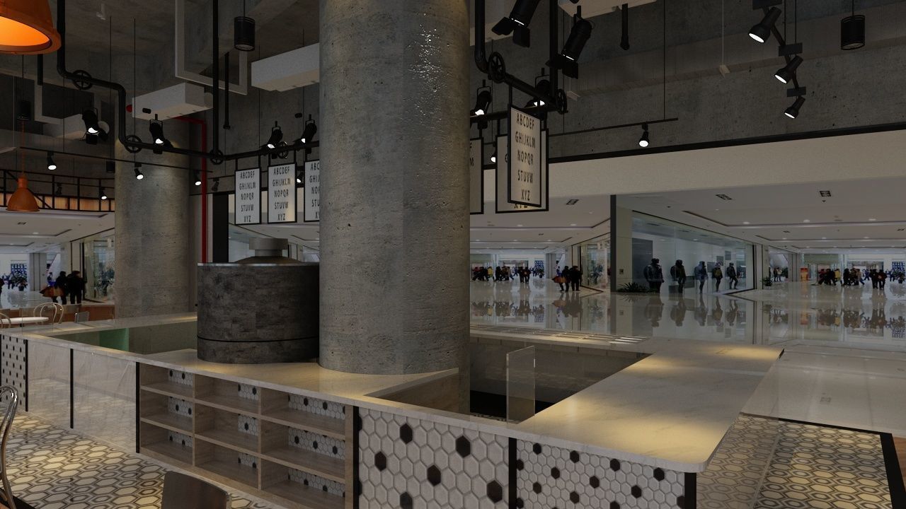 Restaurant 4 3D model_9