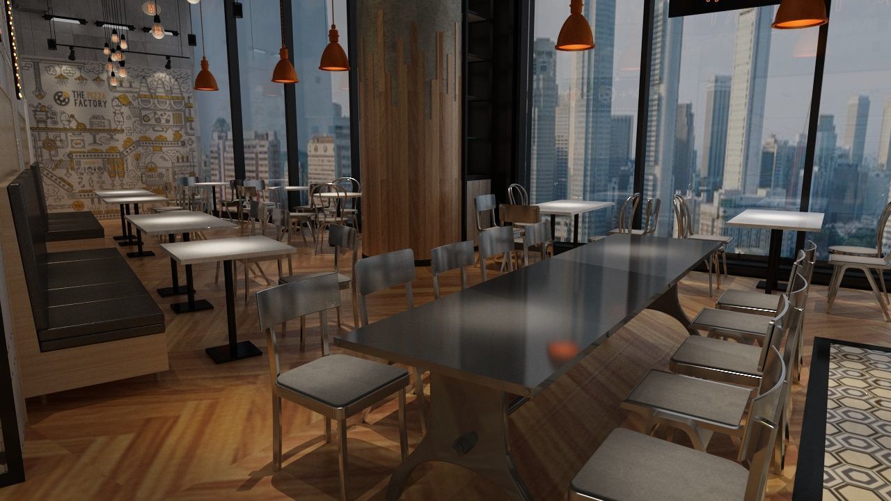 Restaurant 4 3D model_6