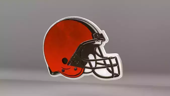 NFL Cleveland Browns Logo 3D model