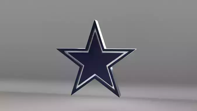 NFL Dallas Cowboys Logo 3D model