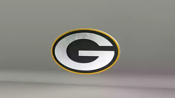 NFL GreenBay Packers Logo 3D model