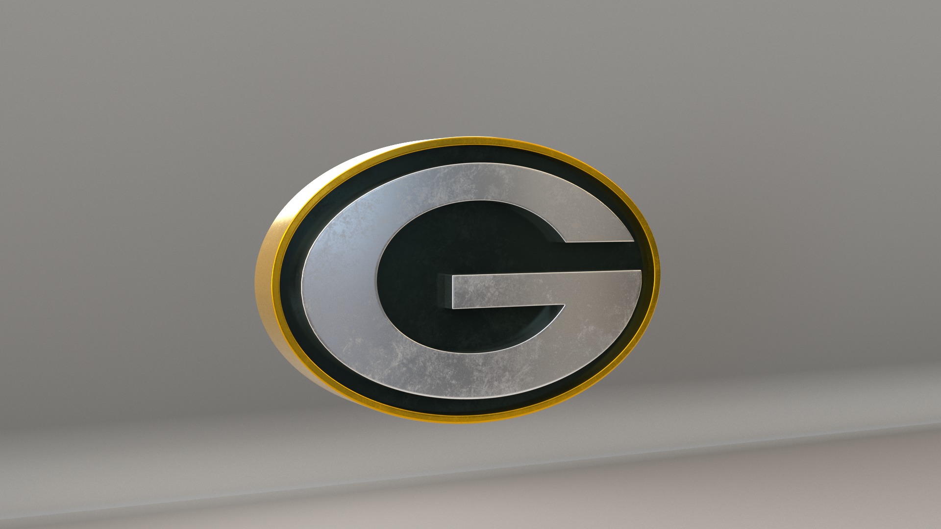 NFL GreenBay Packers Logo 3D model_3