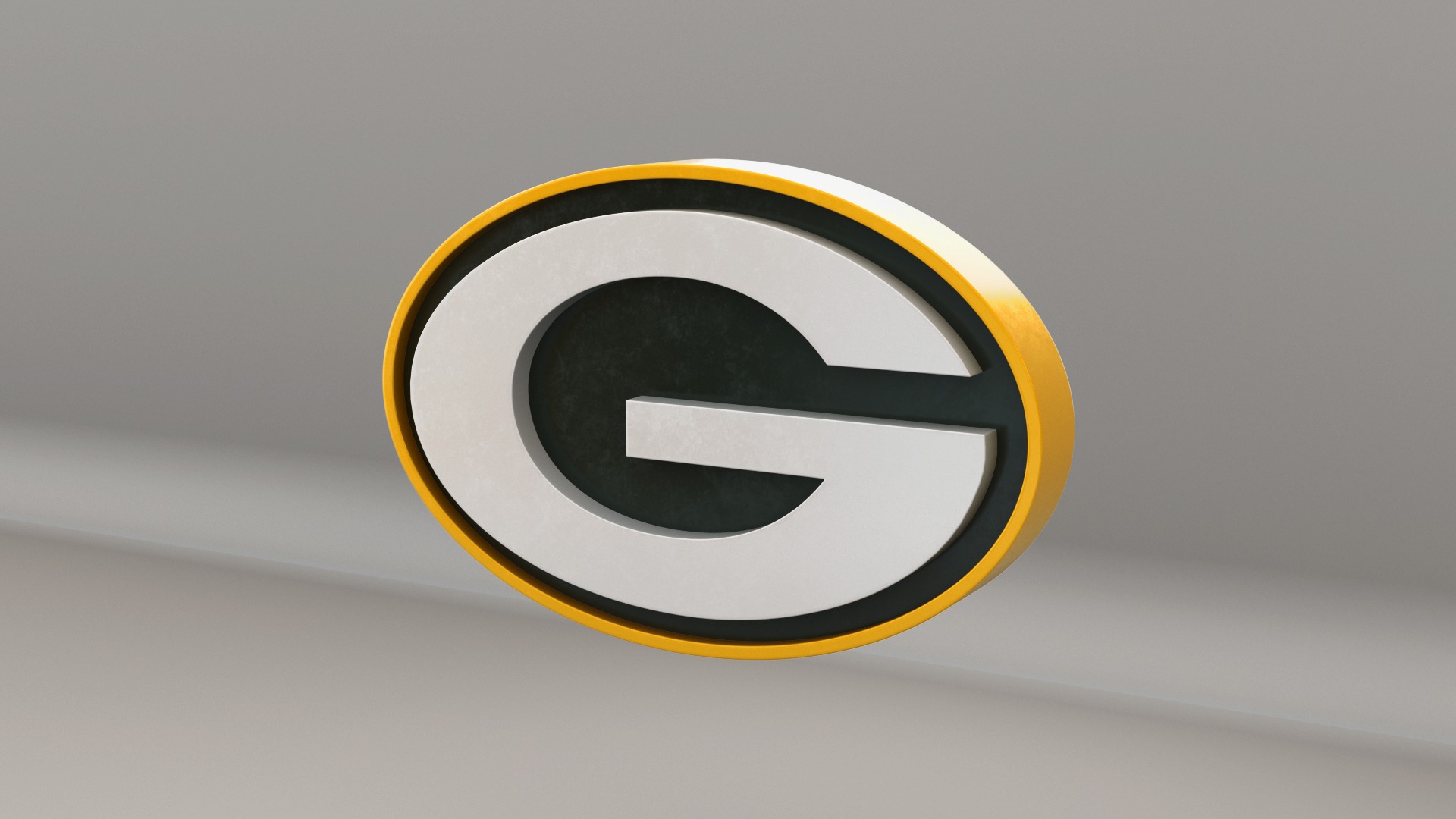 NFL GreenBay Packers Logo 3D model_6