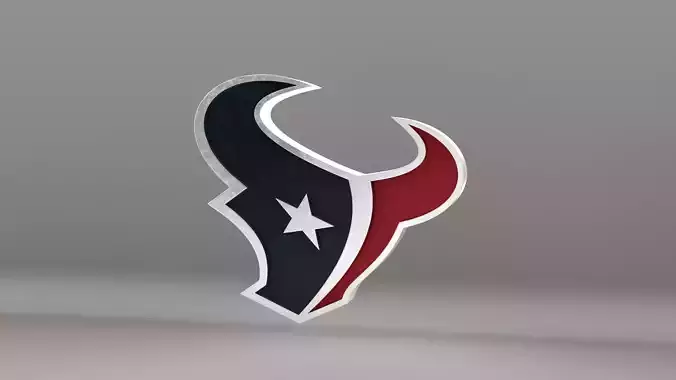 NFL Houston Texans Logo 3D model
