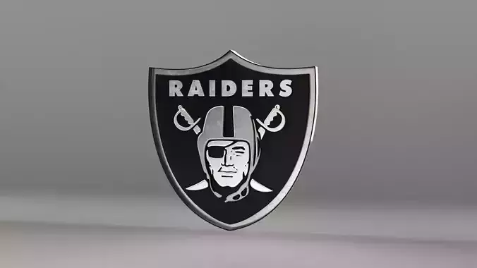 NFL Las Vegas Raiders Logo 3D model