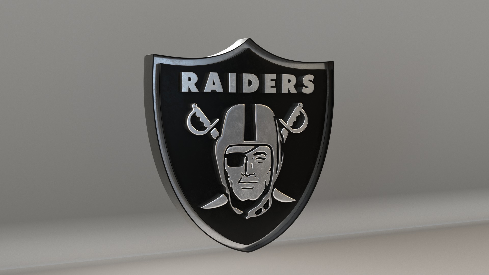 NFL Las Vegas Raiders Logo 3D model_3