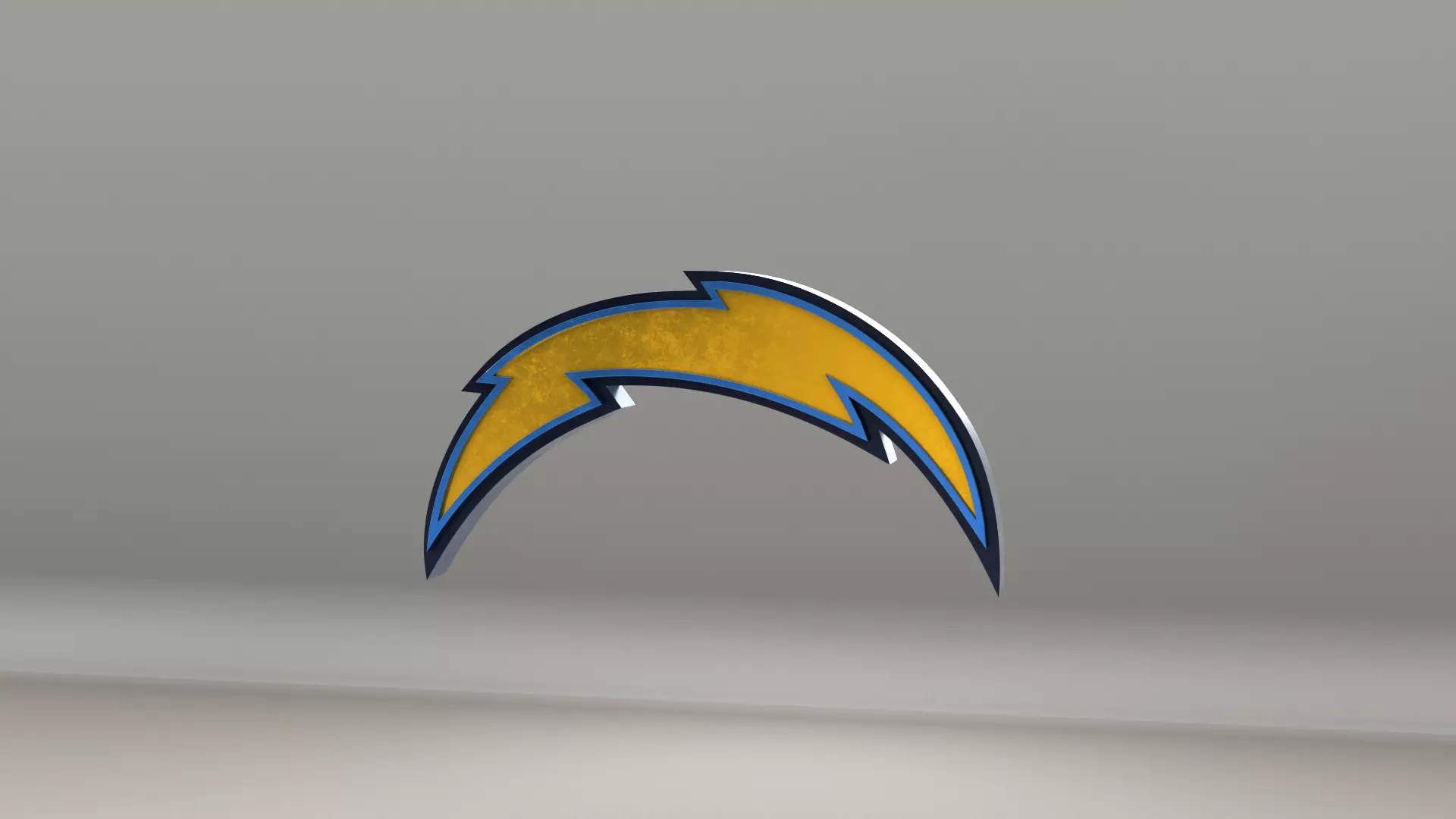 NFL Los Angeles Chargers Logo 3D model_0