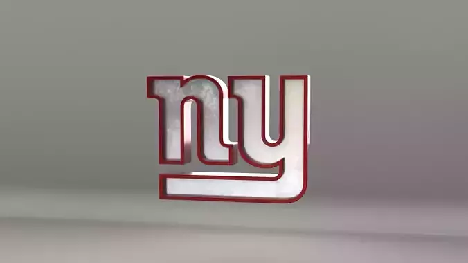 NFL New York Giants Logo 3D model