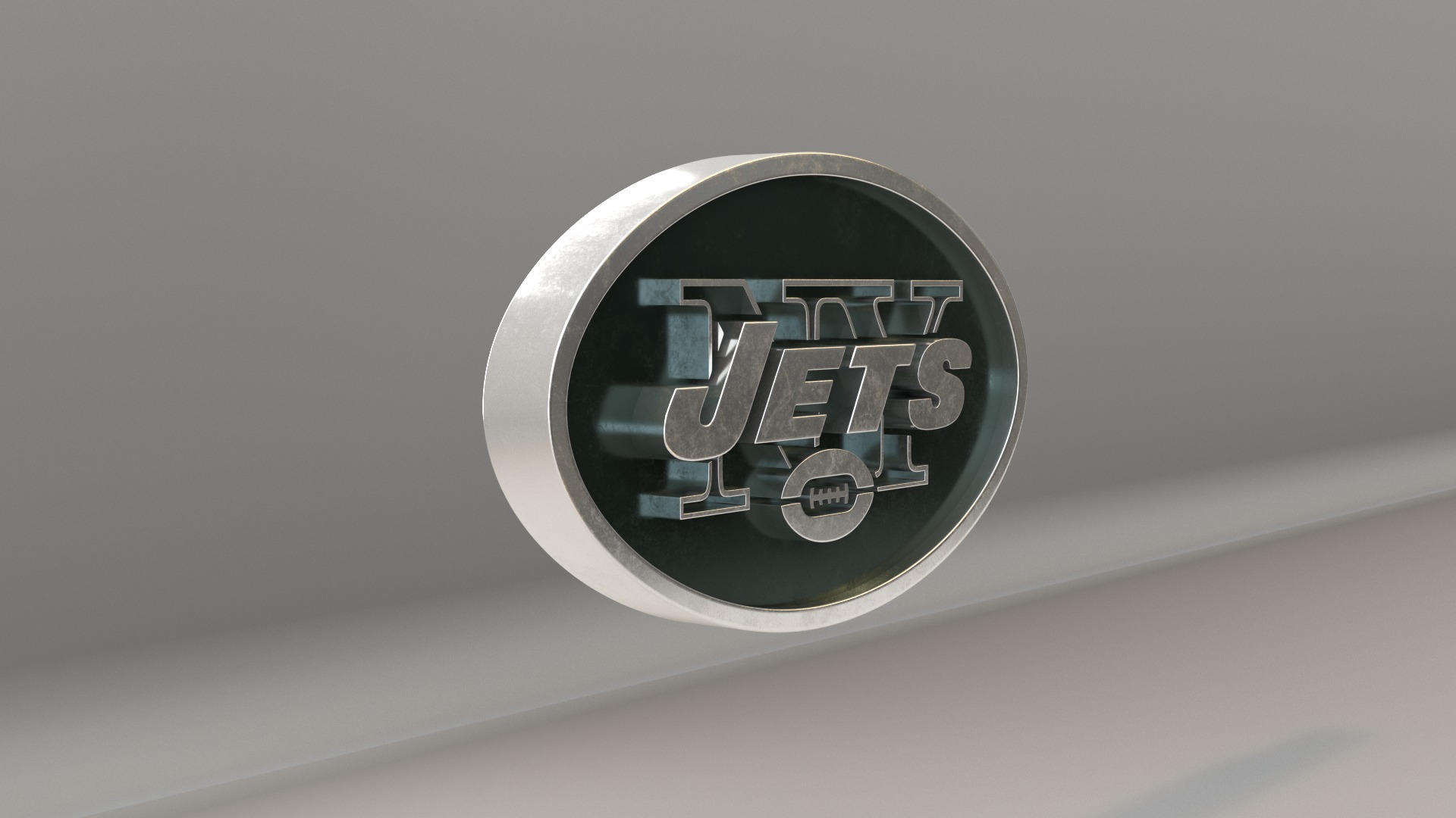 NFL New York Jets Logo 3D model_4