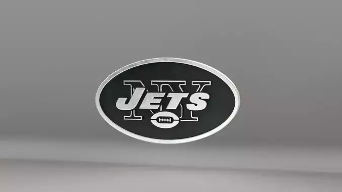 NFL New York Jets Logo 3D model
