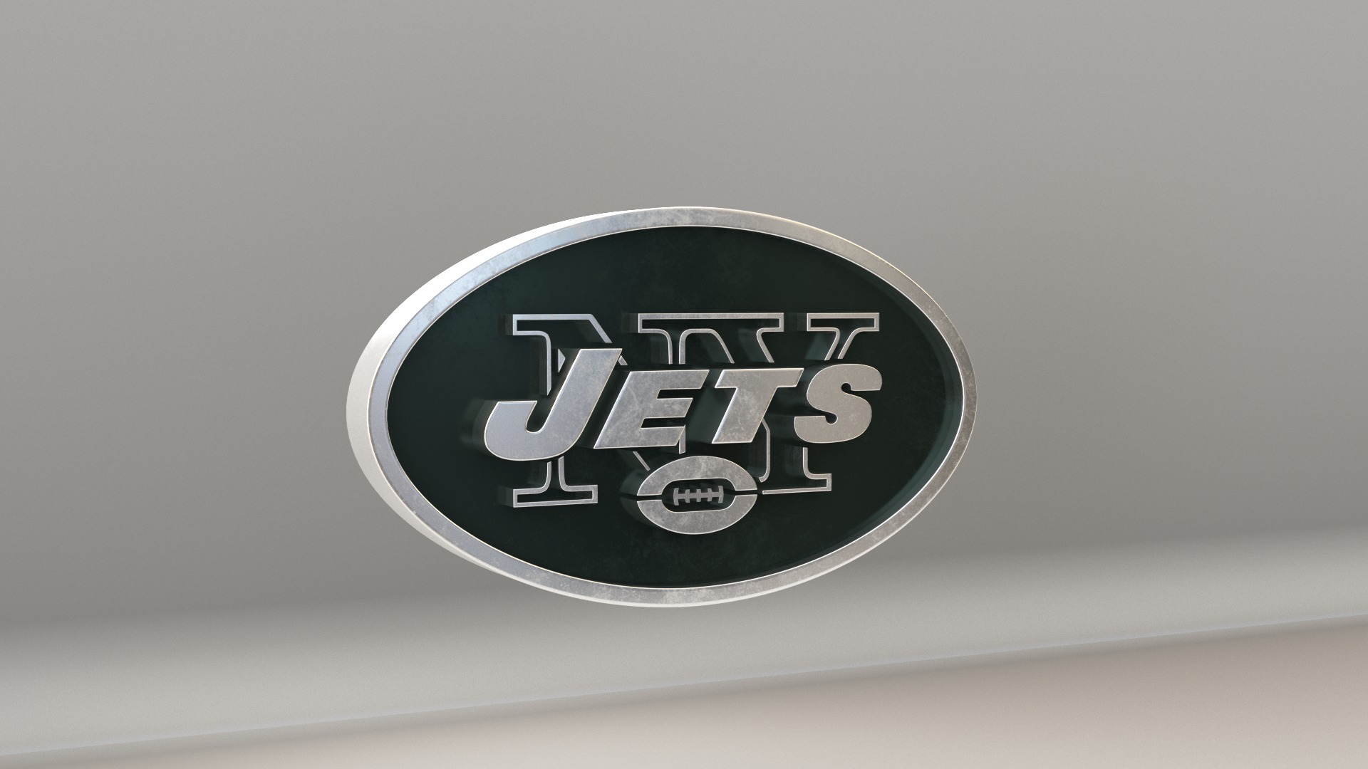 NFL New York Jets Logo 3D model_3