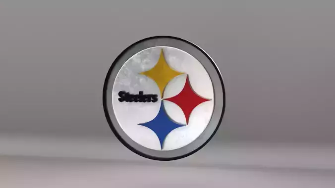 NFL Pittsburgh Steelers Logo 3D model