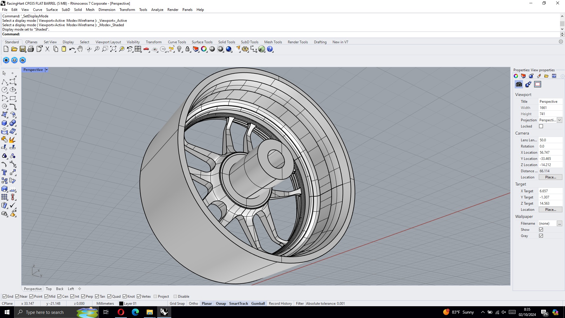 Racing Hart CP035 3D Print 1-24 Scale  3D print model_7