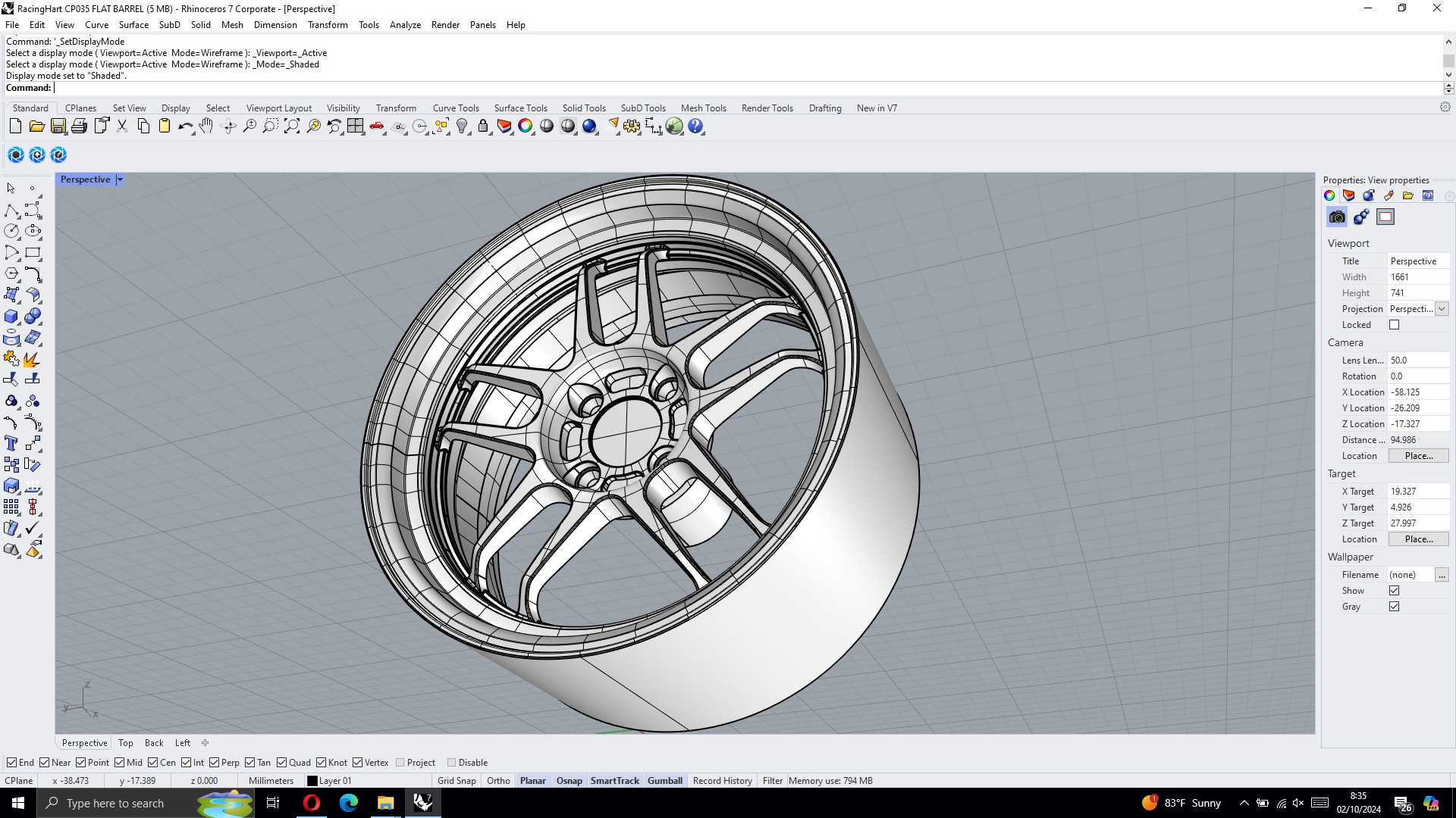 Racing Hart CP035 3D Print 1-24 Scale  3D print model_5