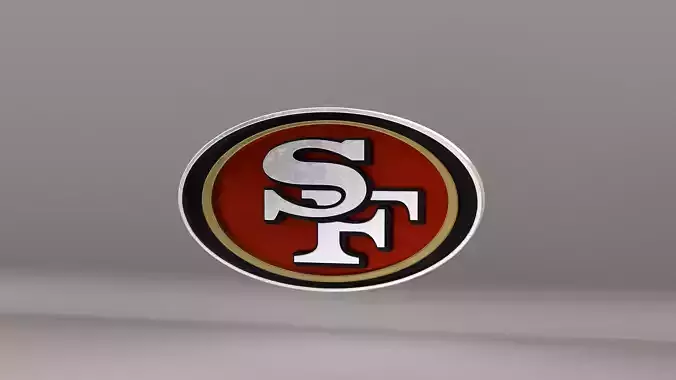NFL San Francisco 49ers Logo 3D model