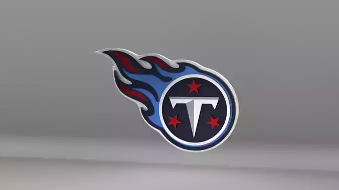 NFL Tennessee Titans Logo 3D model