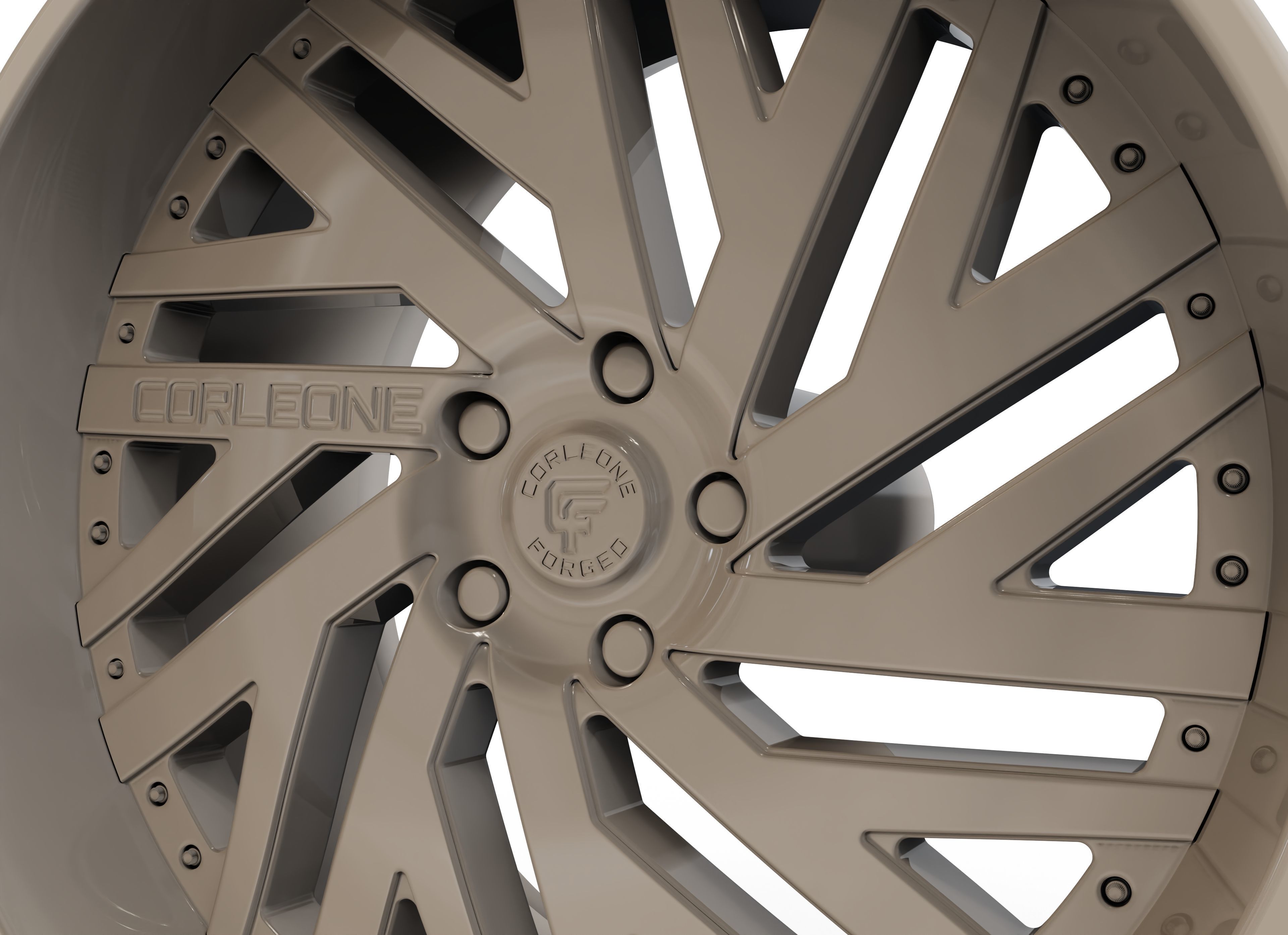 corleone gambino wheel 3D print model_2