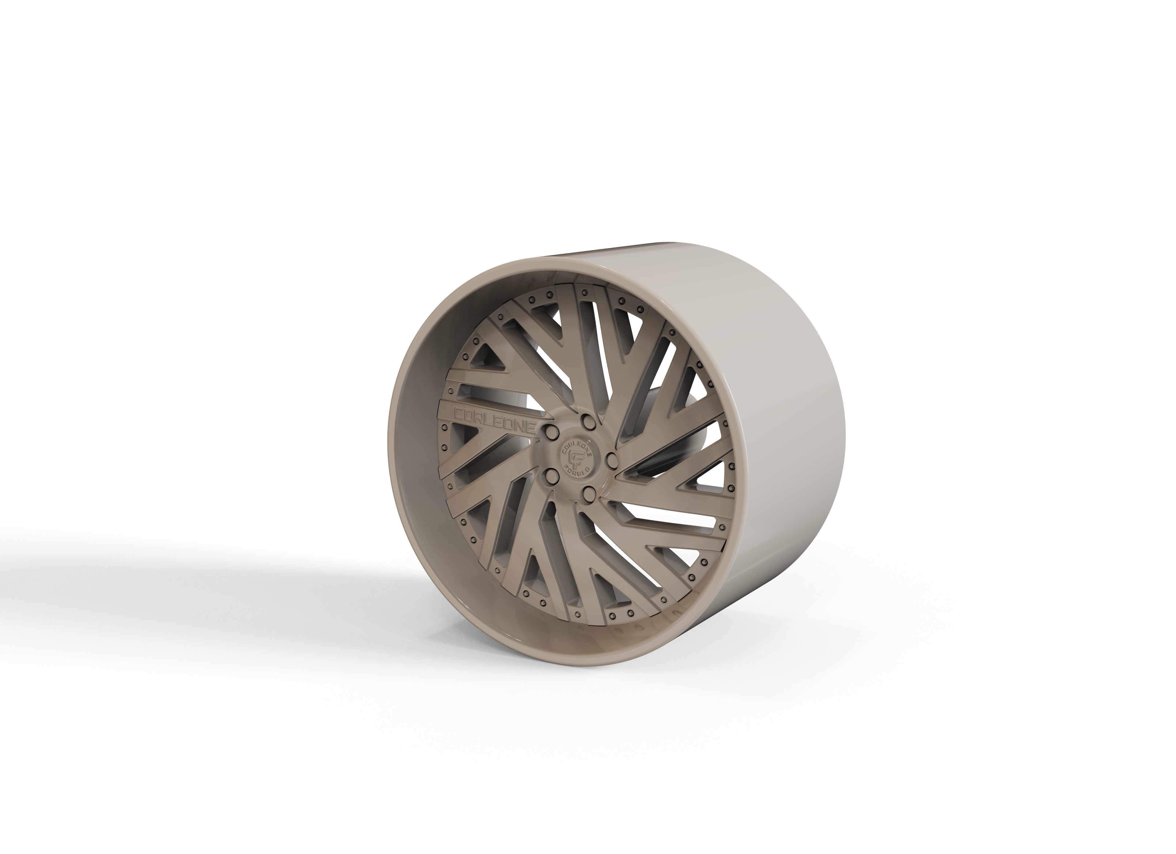 corleone gambino wheel 3D print model_6