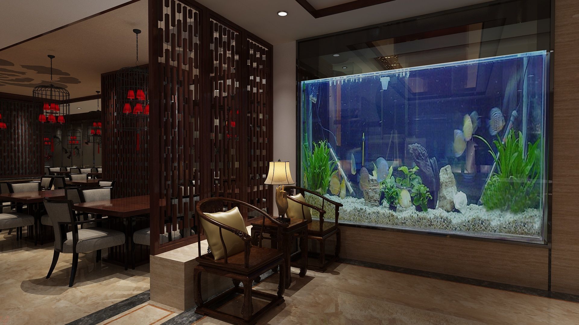 Restaurant 3 3D model_2