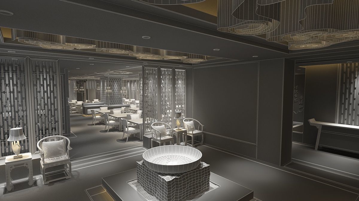 Restaurant 3 3D model_21