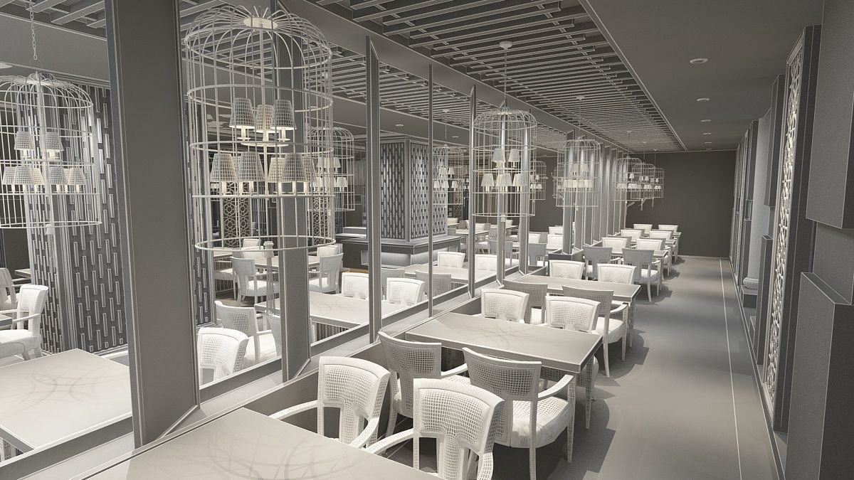 Restaurant 3 3D model_17