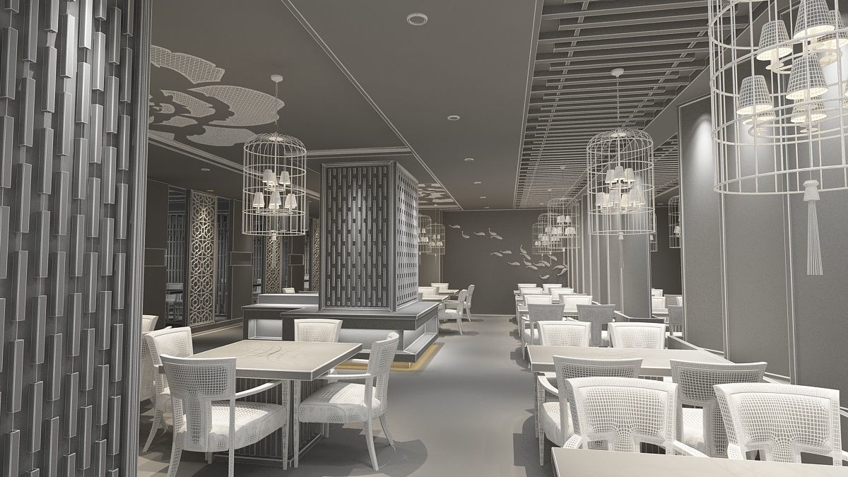 Restaurant 3 3D model_18