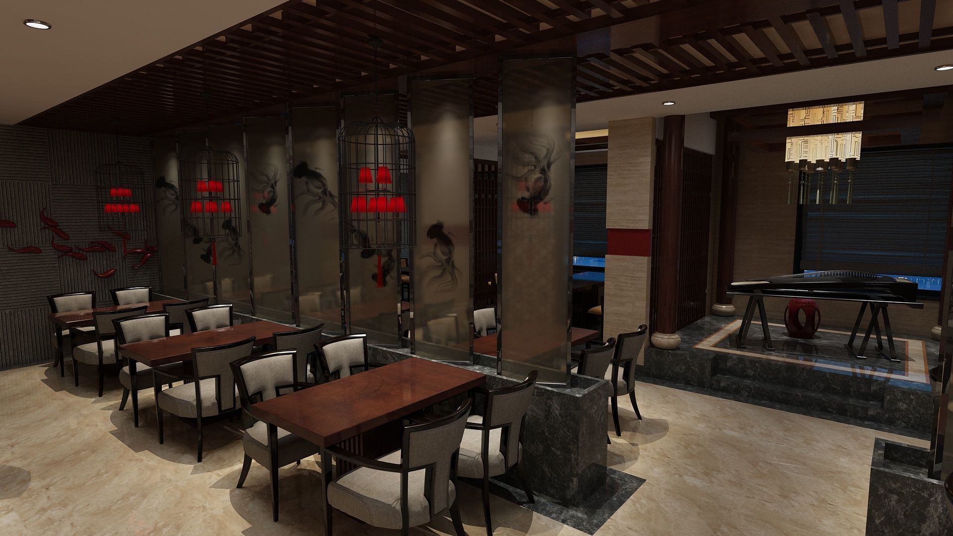 Restaurant 3 3D model_4