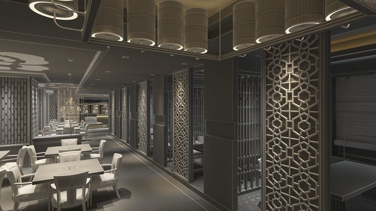 Restaurant 3 3D model_27