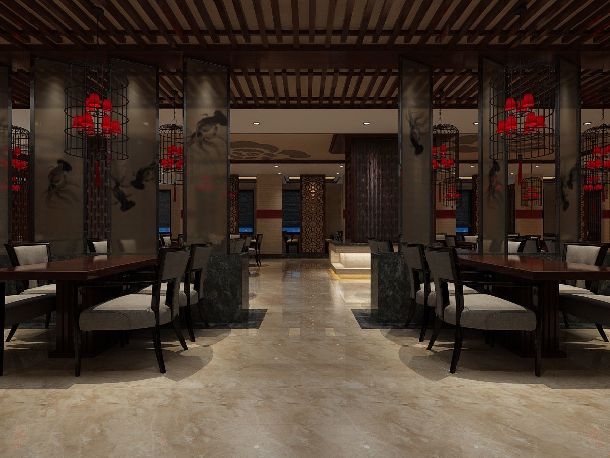 Restaurant 3 3D model_1