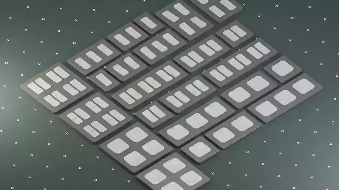 Low Poly Light Switch Collection