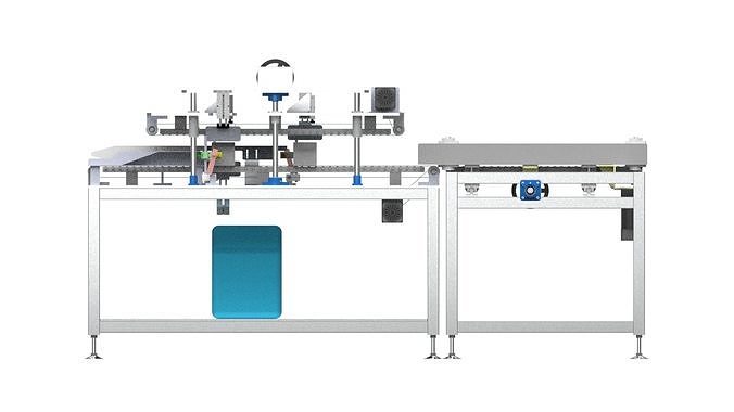 Box glue and sealing machine 3D design model 3D model