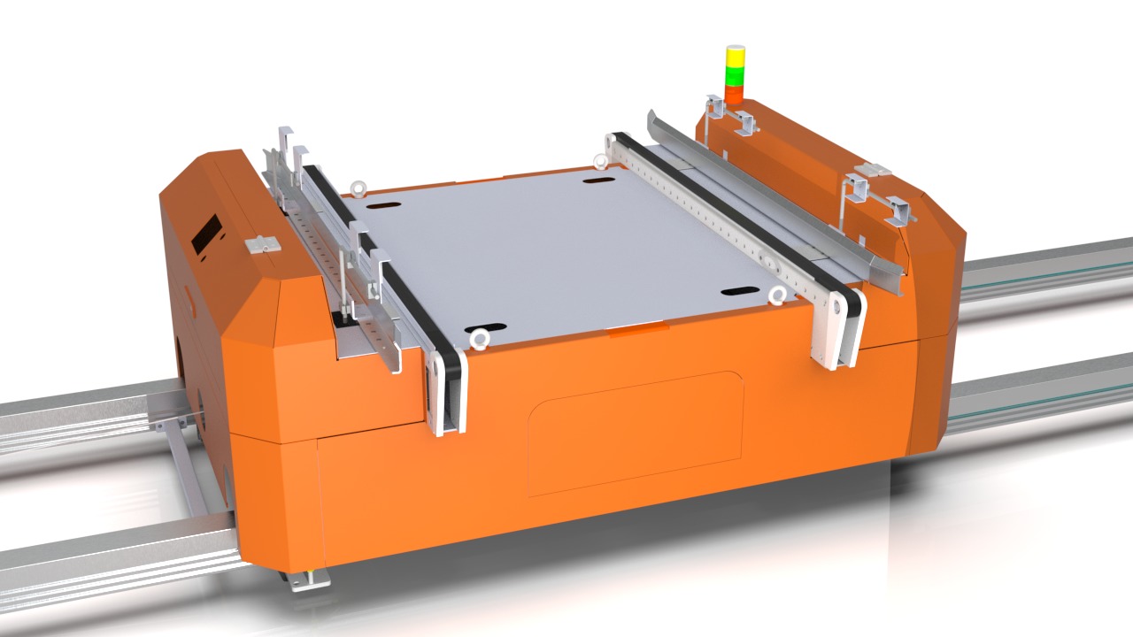 3D design of the RGV Rail Guided Vehicle 3D model 3D model_1