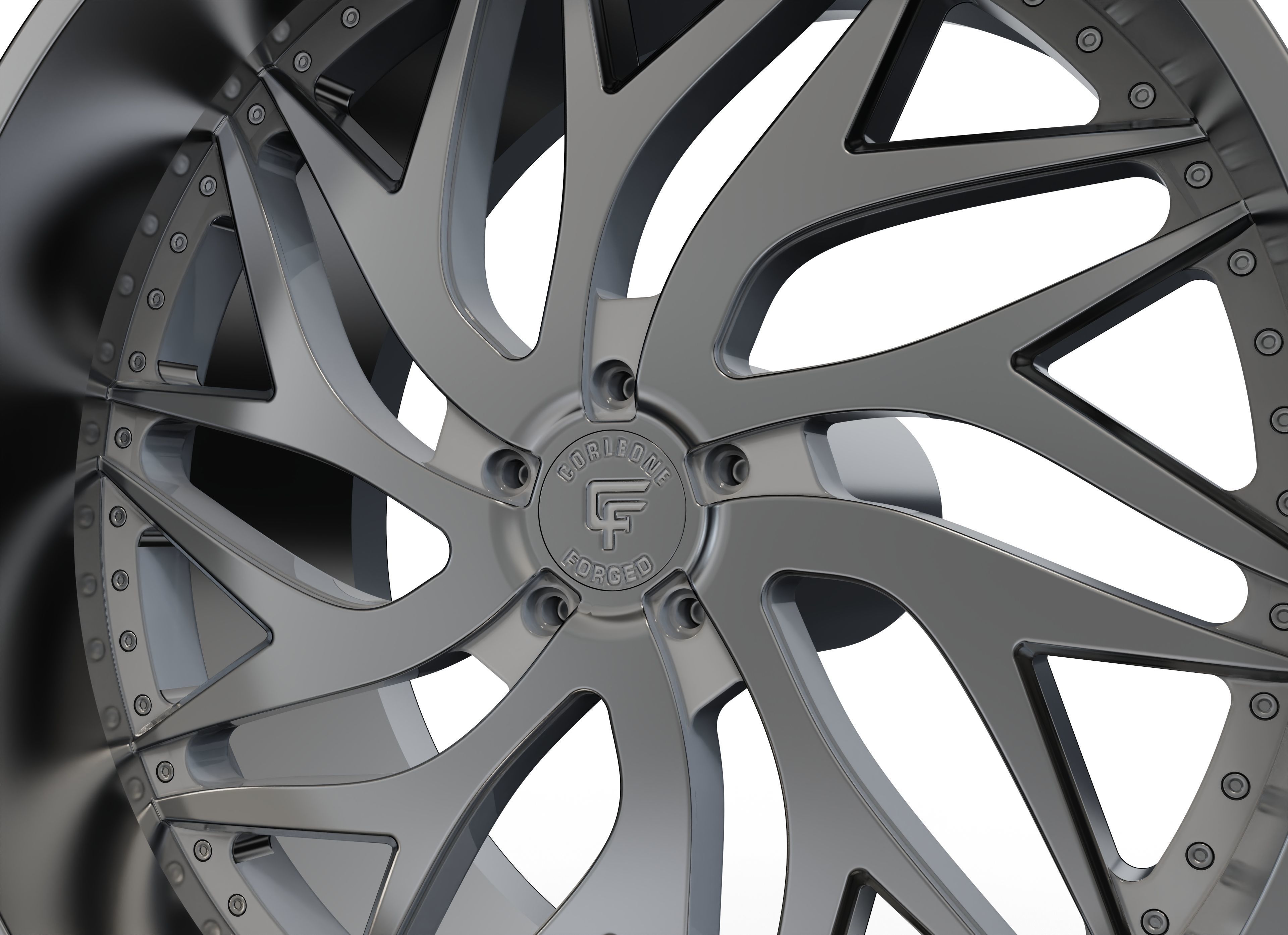 corleone MANGANO wheel 3D print model_2