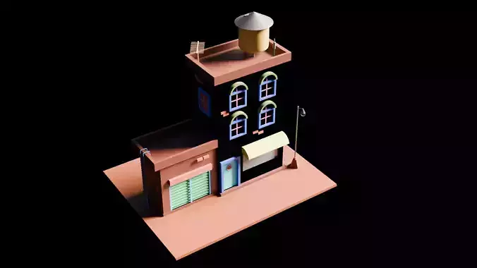 Low poly House 