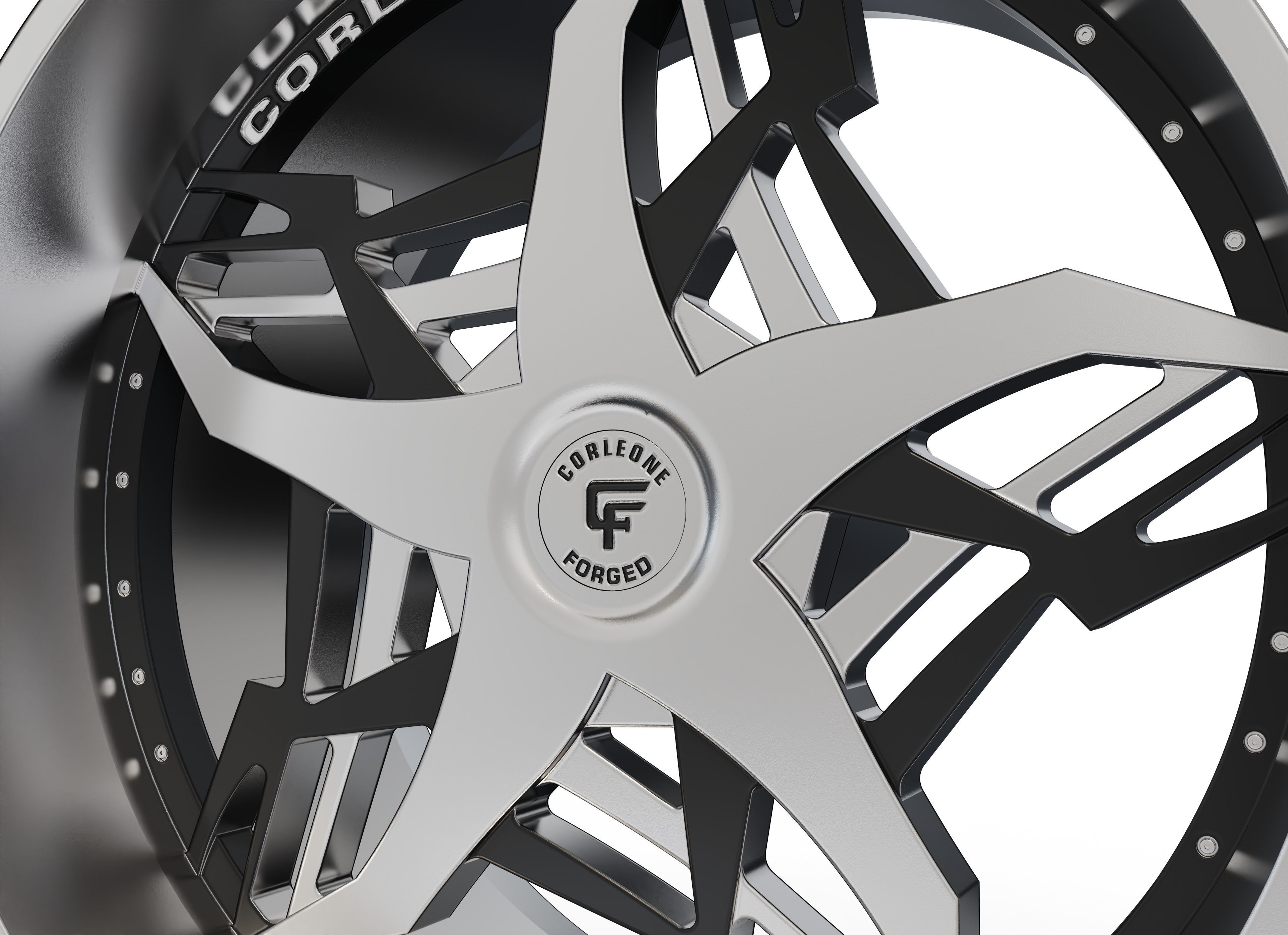 corleone sicario wheel 3D print model_2