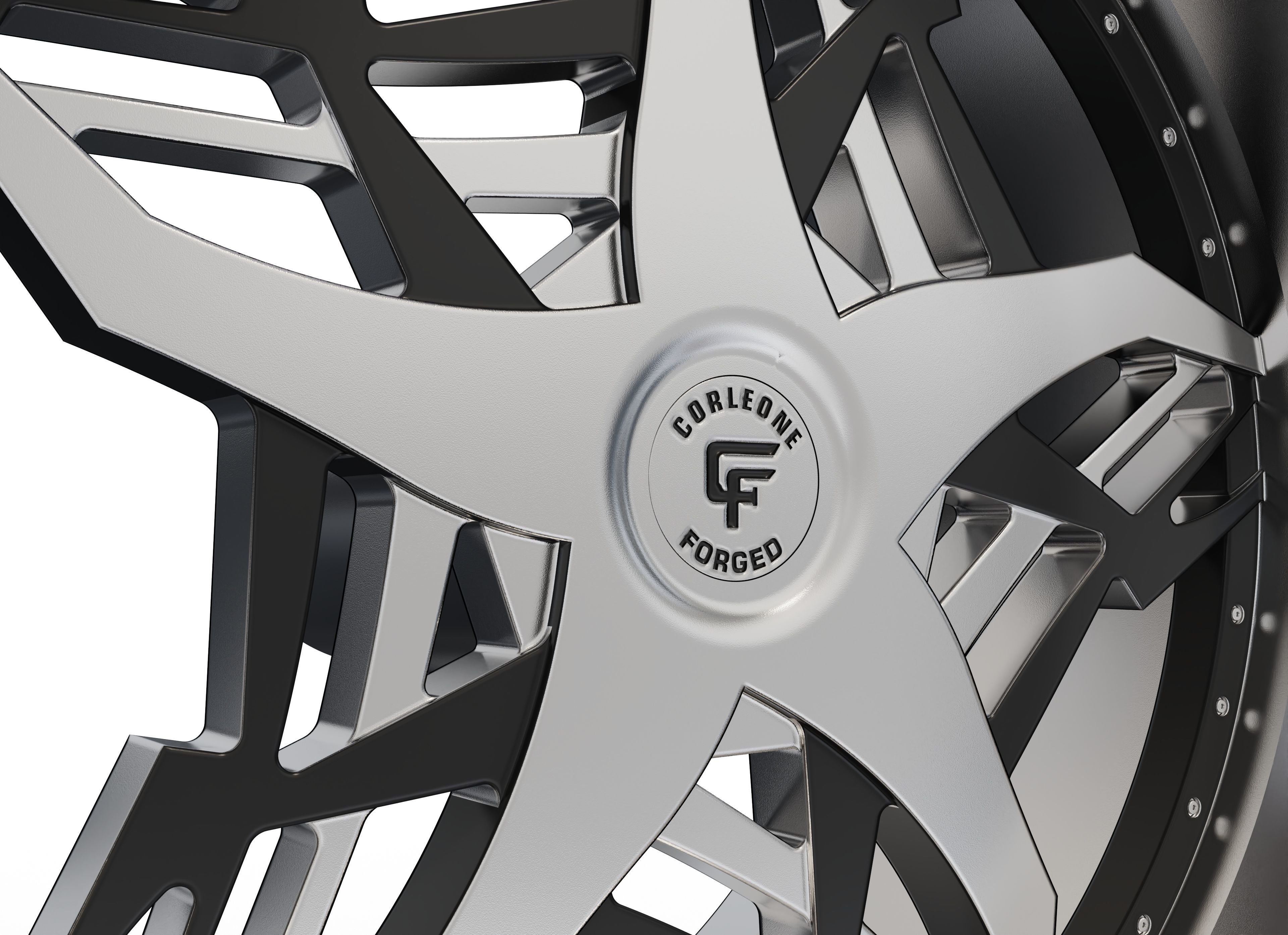 corleone sicario wheel 3D print model_3