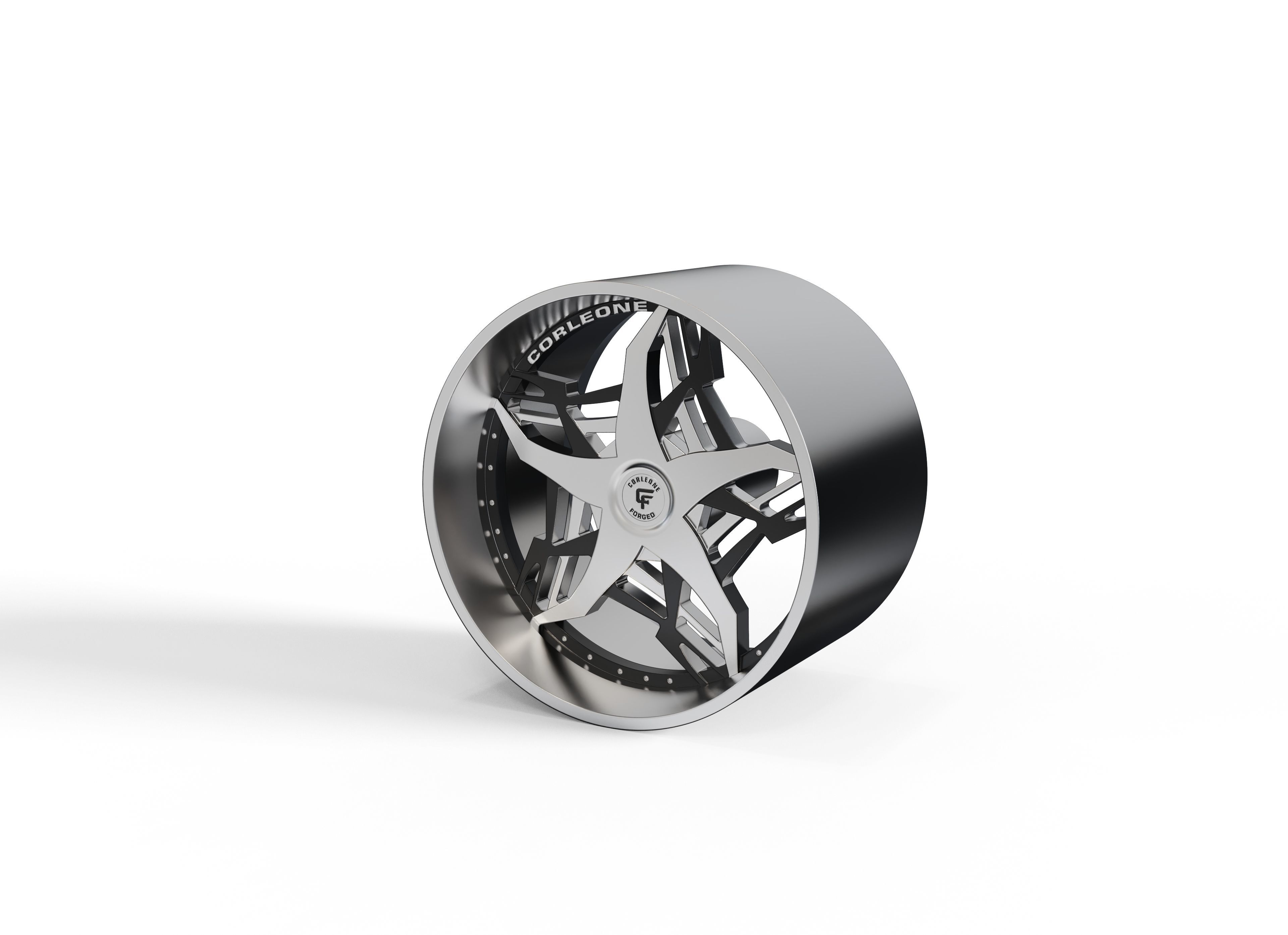 corleone sicario wheel 3D print model_6