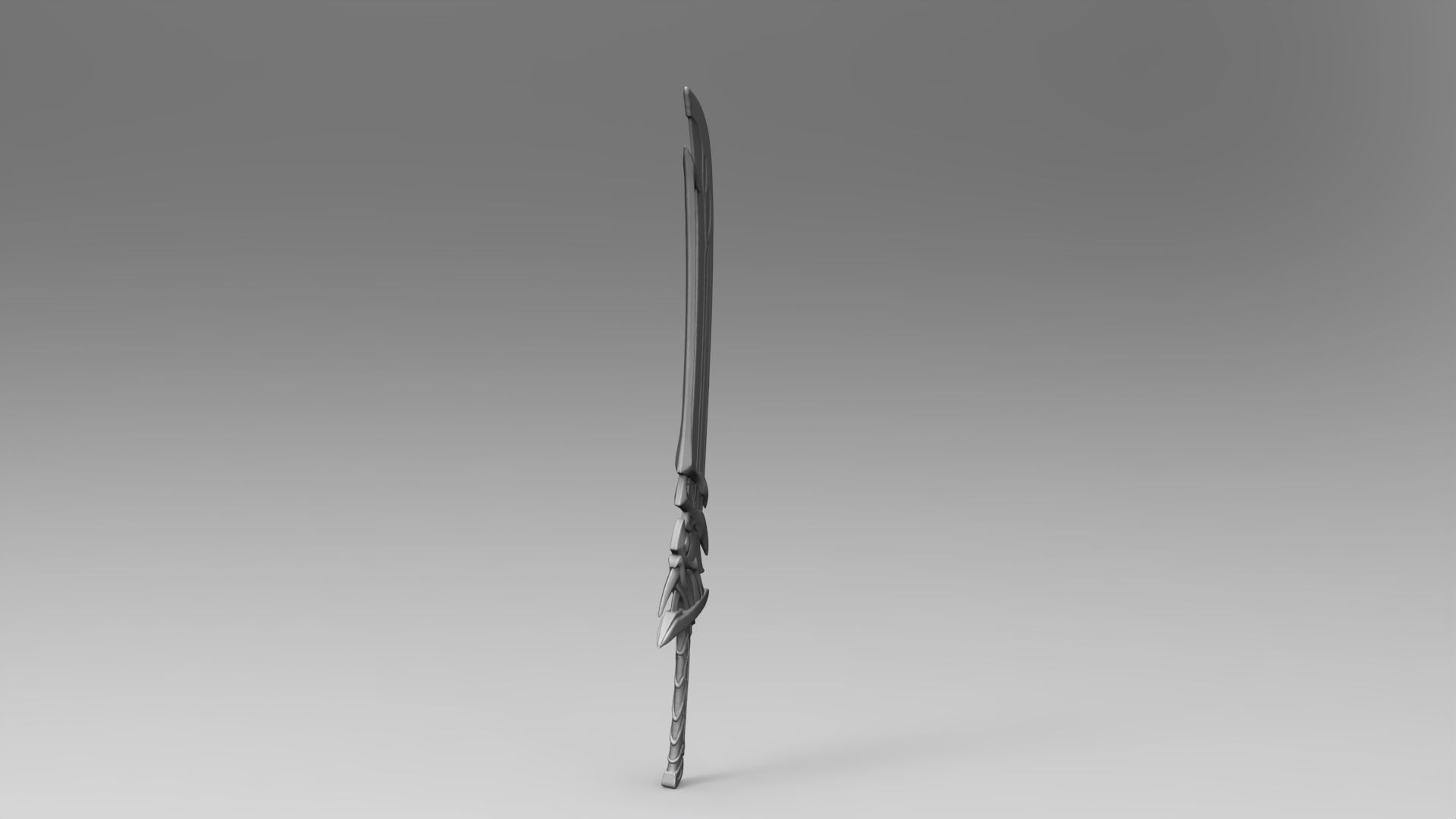 Espada de Elfo 3D print model_3