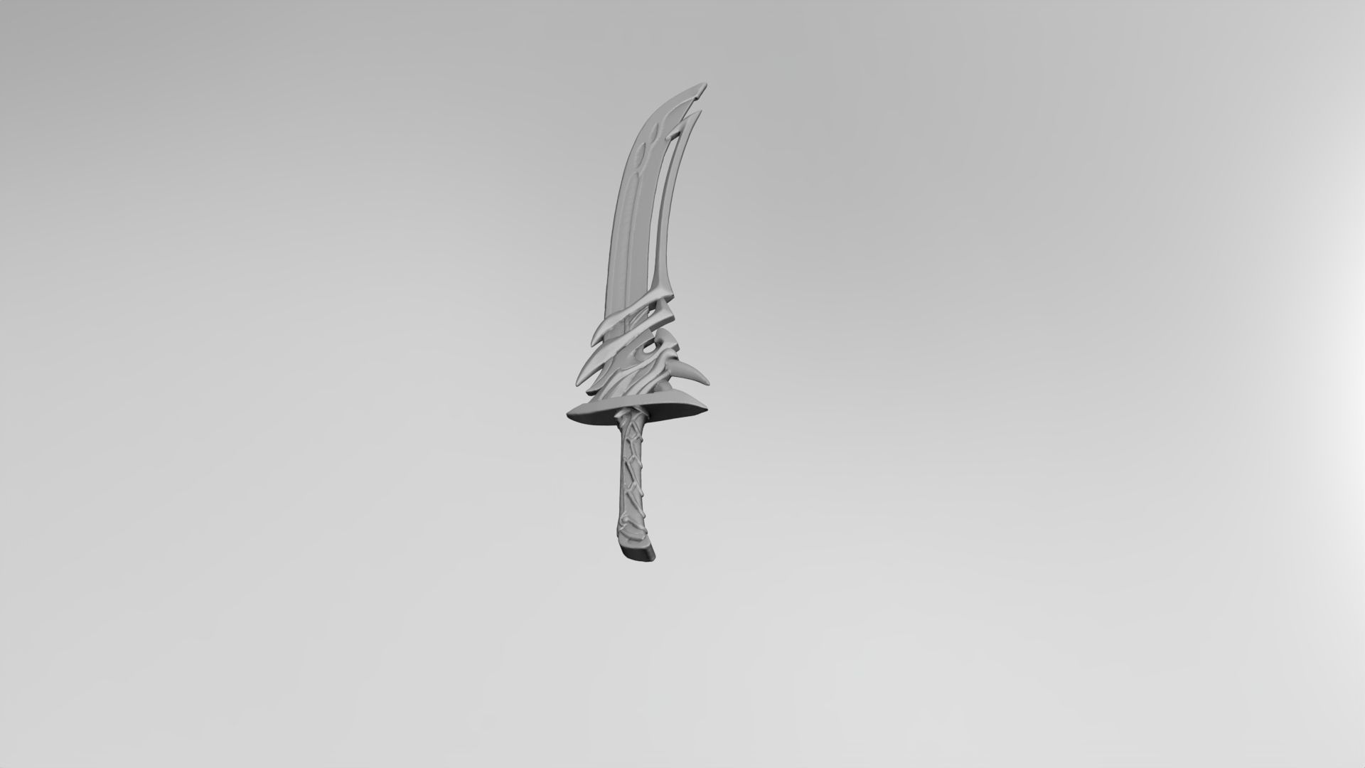 Espada de Elfo 3D print model_10