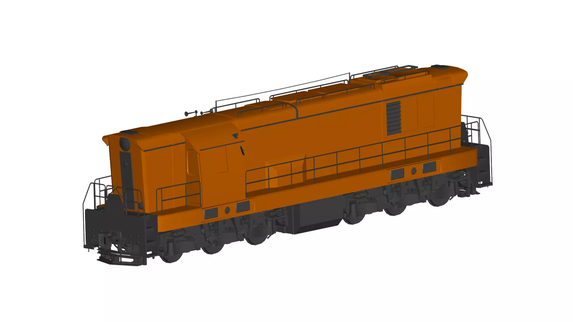 locomotive 3D model