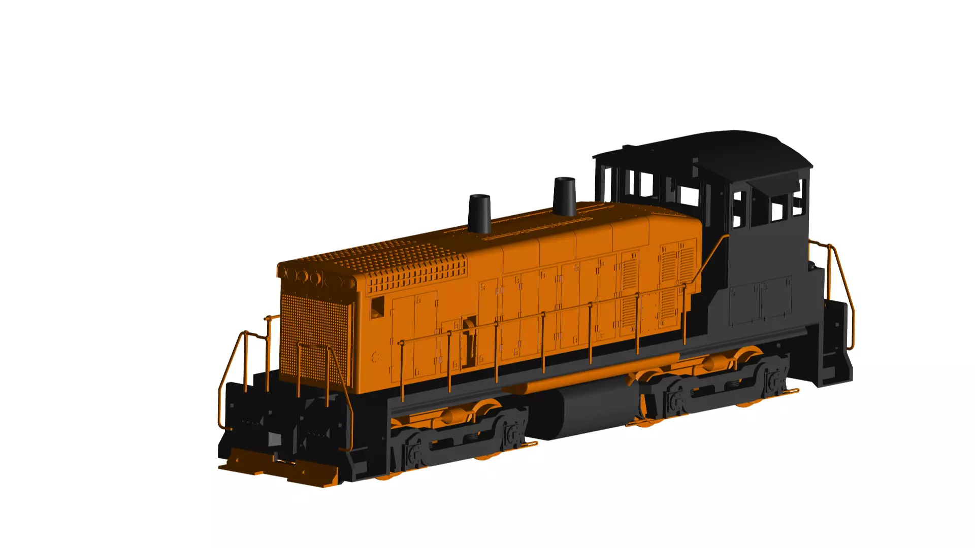 locomotive 3D model_0