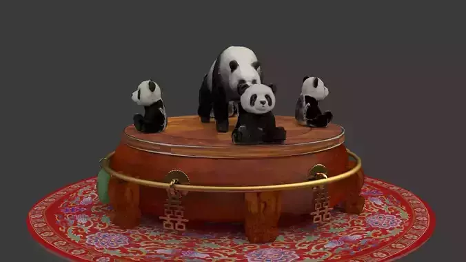 Chinese  panda doll 