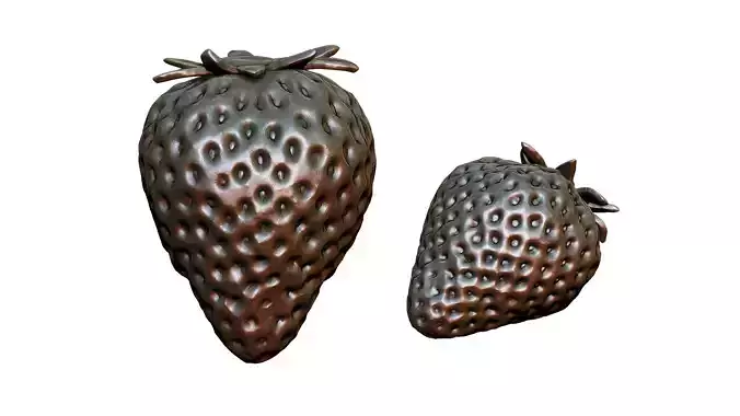 strawberry 3D print model