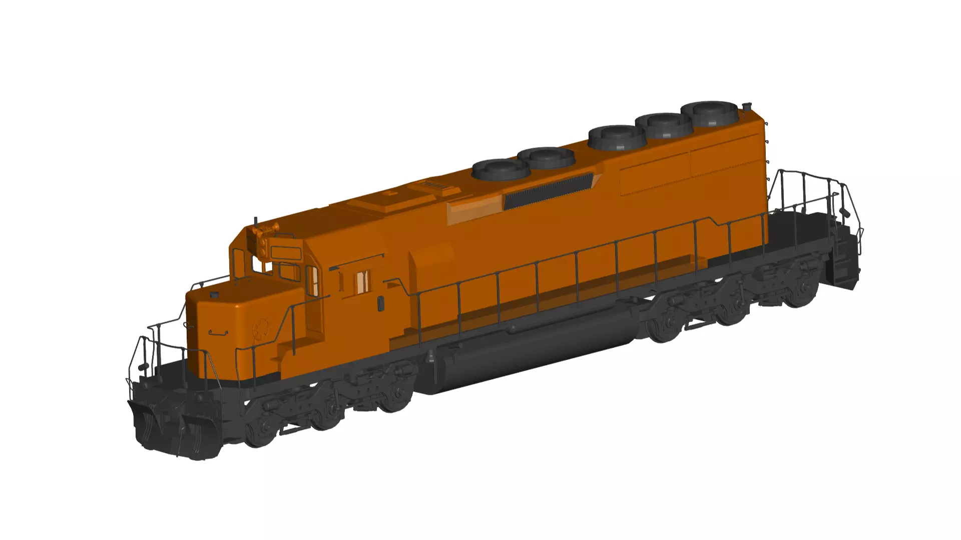 locomotive  3D model_0