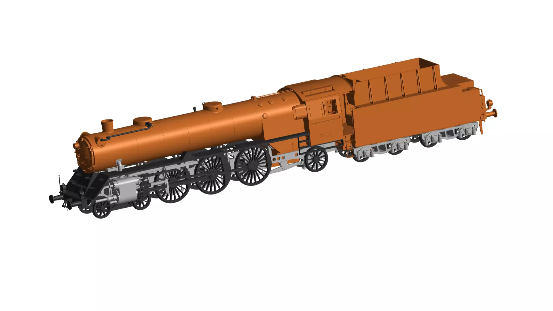 locomotive 3D model_0