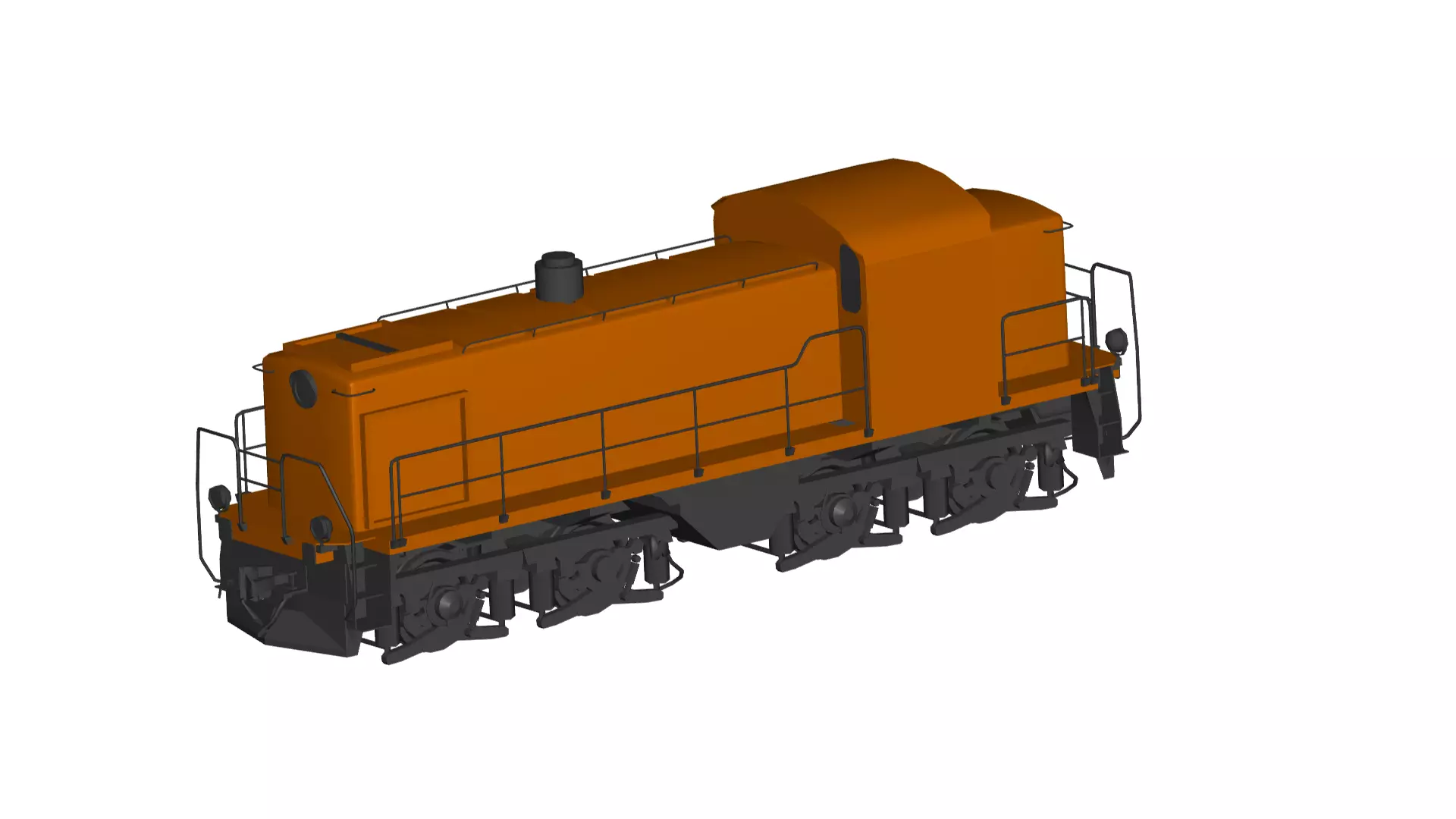 locomotive 3D model